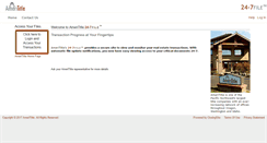 Desktop Screenshot of 24-7file.ameri-title.com
