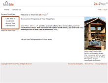 Tablet Screenshot of 24-7file.ameri-title.com