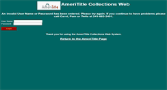 Desktop Screenshot of collect.ameri-title.com